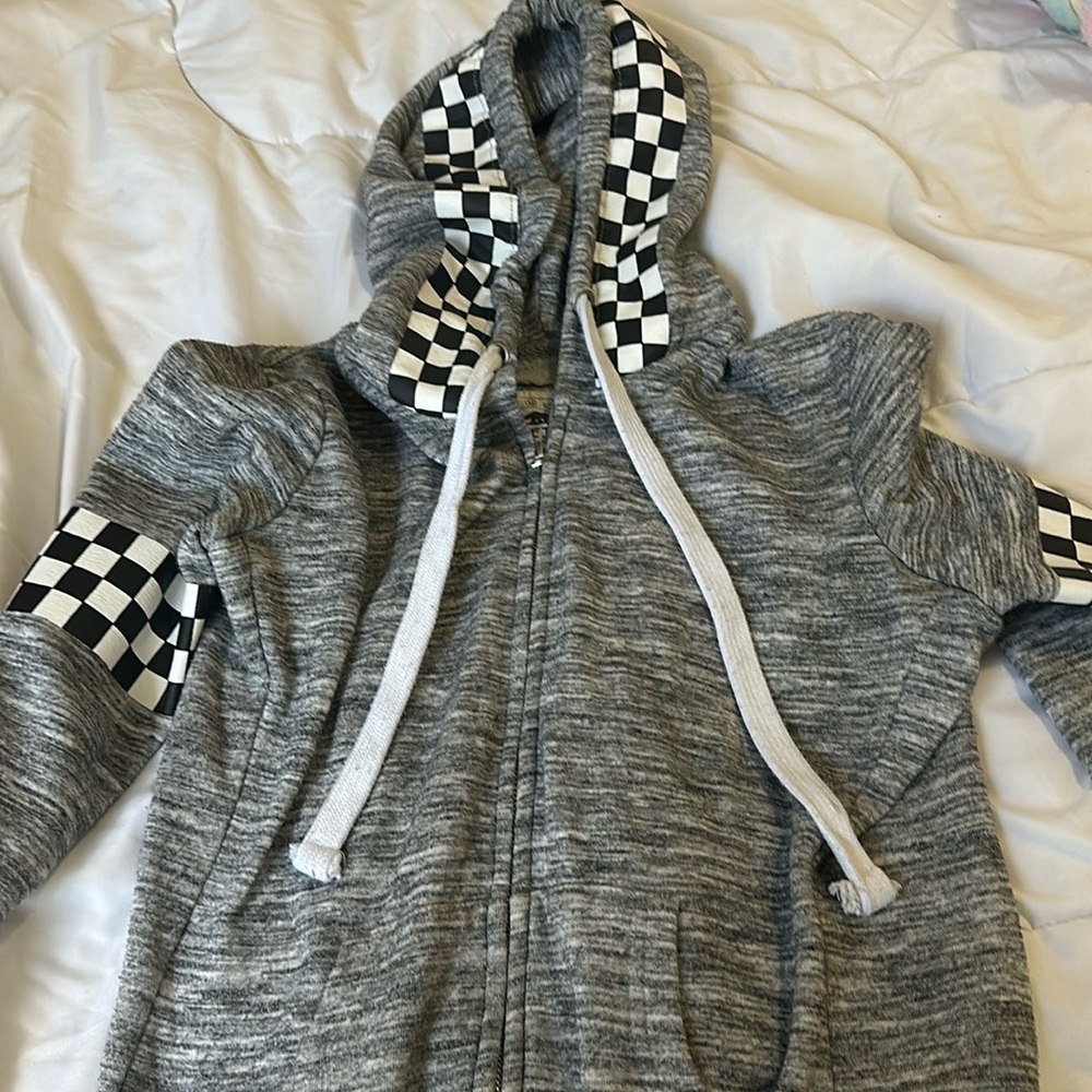 Soft Grey reflex zip up jacket